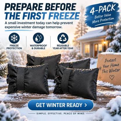 🔥 Black Friday 70% OFF ❄️ Outdoor Faucet Cover | Winter Freeze Protection Insulated Spigot Protector
