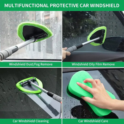 🧽 70% OFF TODAY ✨ Multi-Purpose Microfiber Cleaning Tool – Extendable Handle for Car, Kitchen, Home & Hard-to-Reach Areas