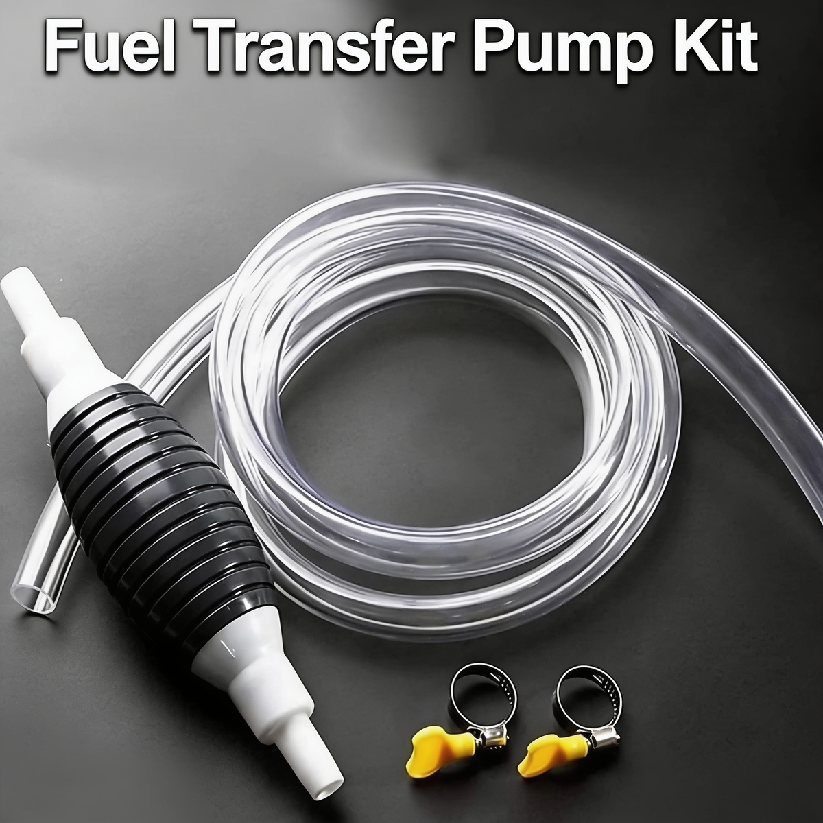 LIMITED 46% OFF ⛽ Fuel Transfer Pump – Portable Manual Siphon Kit for Liquids
