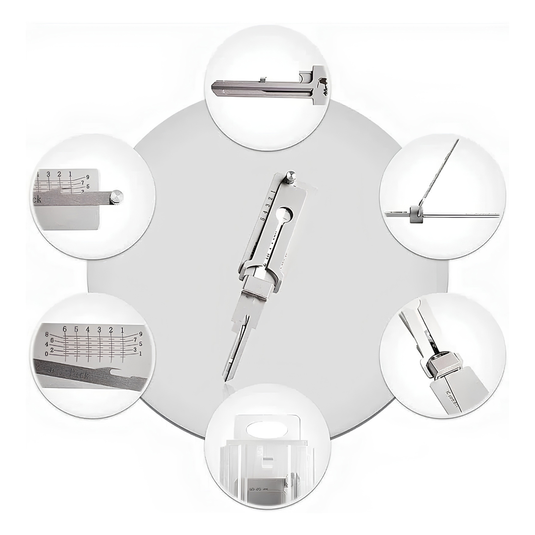 🔥 LIMITED DEAL 49% OFF ⏰ 2026 NEW Stainless Steel Master Key Decoder 🔐