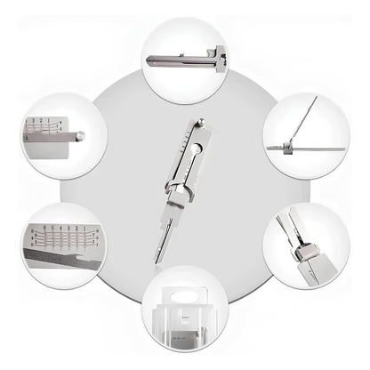 🔥 LIMITED DEAL 49% OFF ⏰ 2026 NEW Stainless Steel Master Key Decoder 🔐
