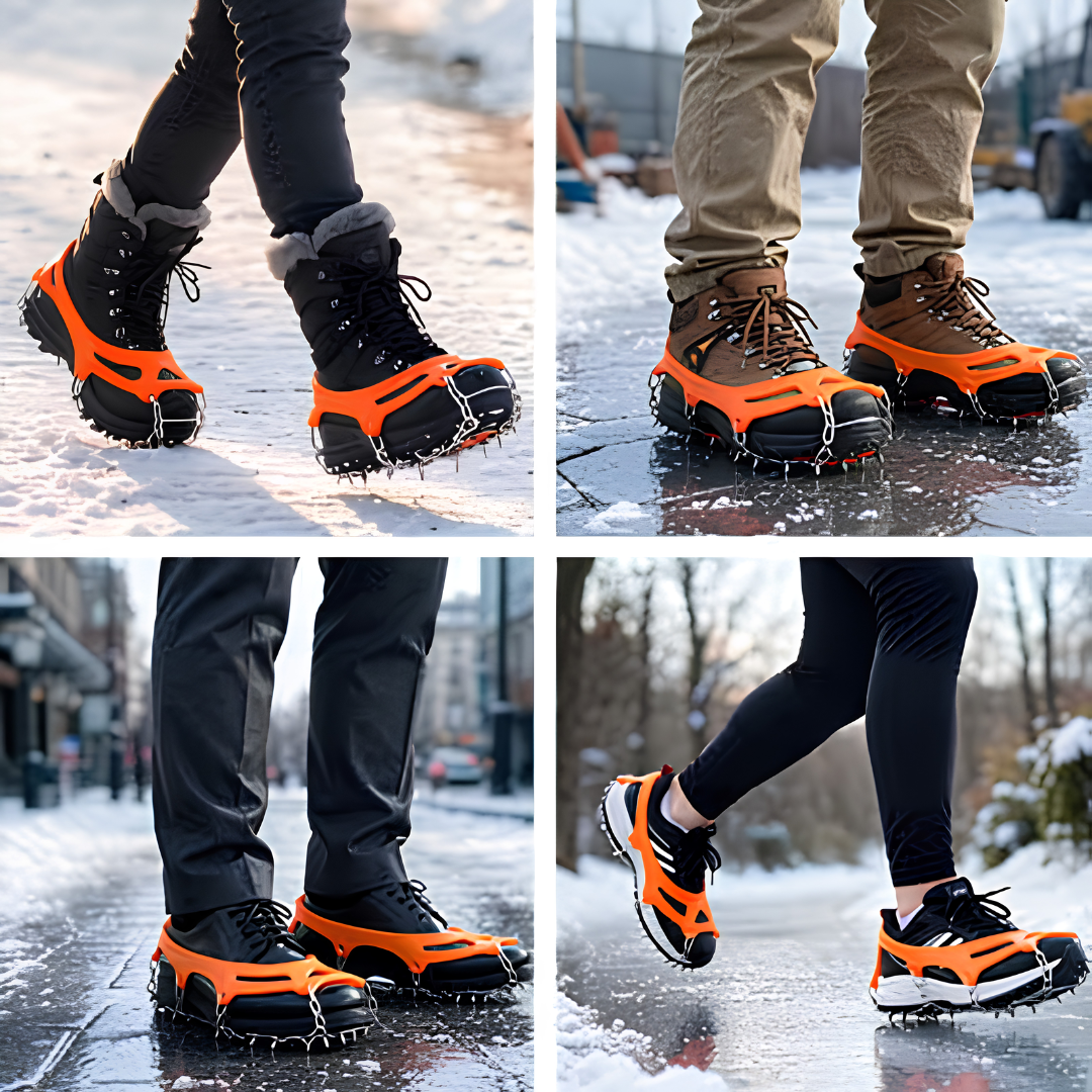🔥 LIMITED DEAL 49% OFF ⏰ NEW 2026 Stainless Steel Anti-Slip Ice Cleats for Boots & Shoes