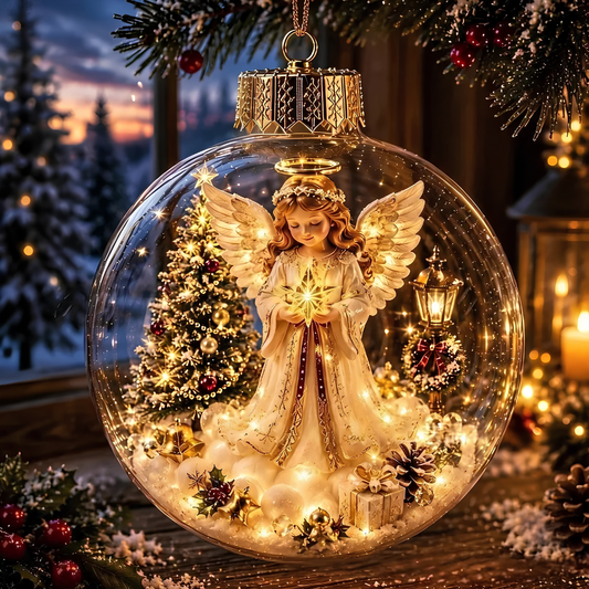 🎄 CHRISTMAS SPECIAL ✨ MagicSphere™ — Christmas Glowing Diorama Ornament 🎅