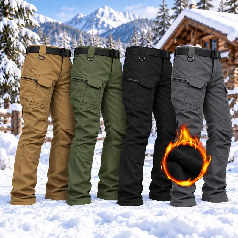 Precision ThermoGuard™ Fleece-Lined Work Pants | Built for Cold Workdays
