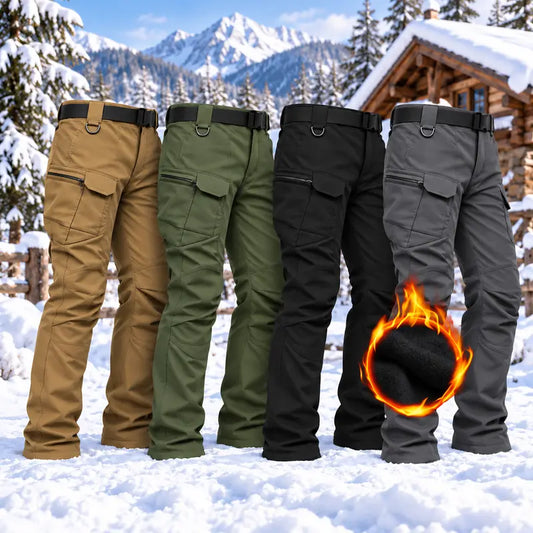 Precision ThermoGuard™ Fleece-Lined Work Pants | Built for Cold Workdays
