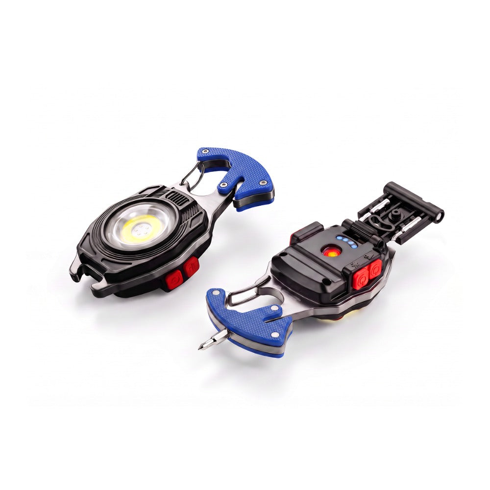 💥LAST DAY SALE 50%OFF💥💡8-in-1 Multifunctional Keychain Flashlight - Rechargeable Emergency Tool