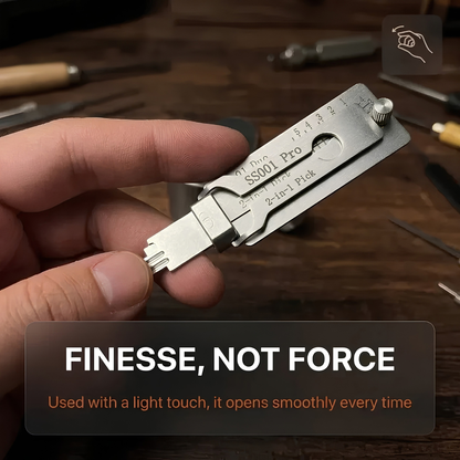 🔥 LIMITED DEAL 49% OFF ⏰ 2026 NEW Stainless Steel Master Key Decoder 🔐