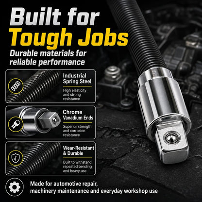 🚗 49% OFF 🔥 Flexible Socket Extension Rod Tool Set For Tight Spaces