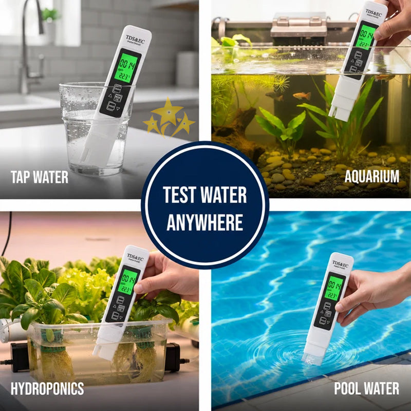 Last Day 49% OFF 🔥 2026 All New 4 in 1 Digital Meter Digital Water Tester