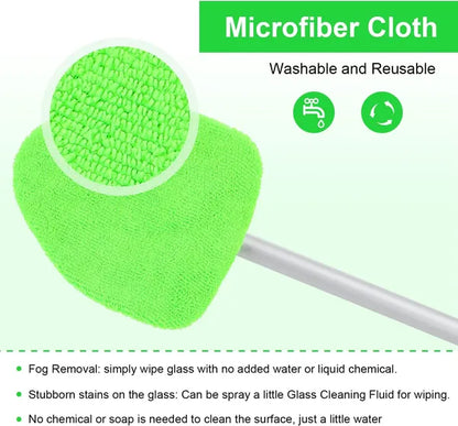🧽 70% OFF TODAY ✨ Multi-Purpose Microfiber Cleaning Tool – Extendable Handle for Car, Kitchen, Home & Hard-to-Reach Areas