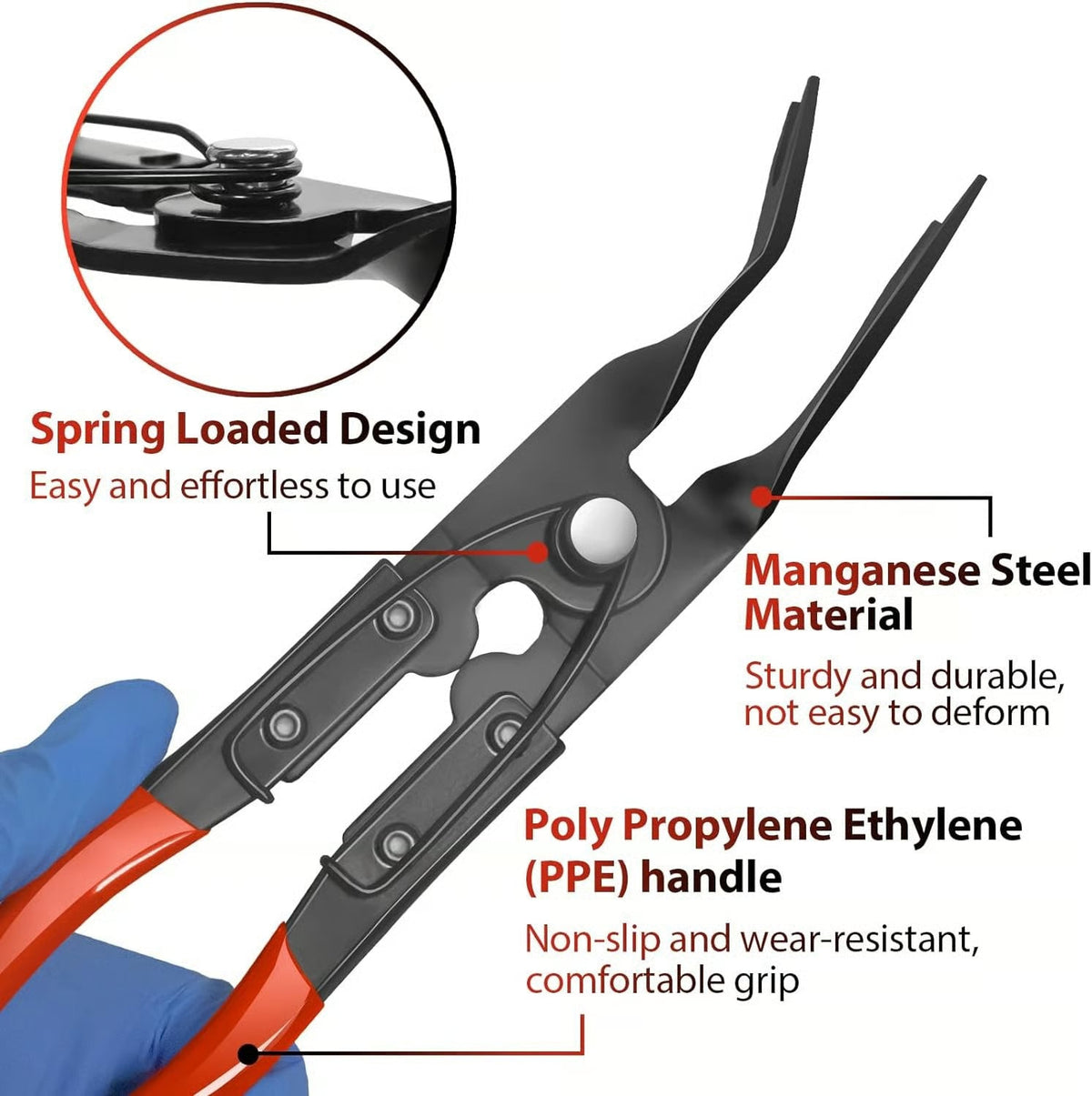 🔥2026 LIMITED SALE 50% OFF 🚗 2-in-1 Auto Heavy-Duty Car Panel Clip Removal Pliers