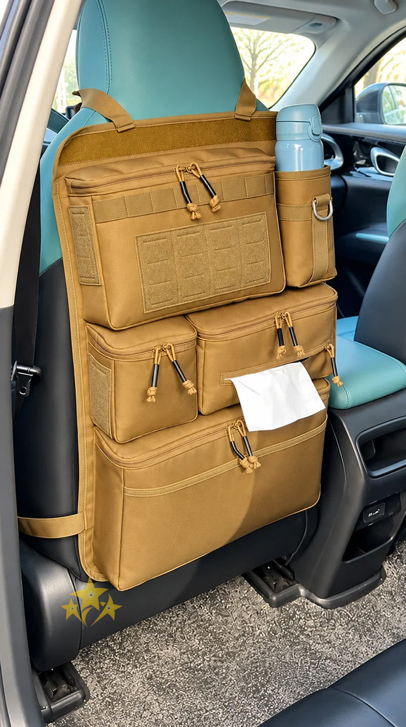 🚙Rugged Truck Seat Cover – Tactical Storage, Seat Protection & All‑Day Comfort