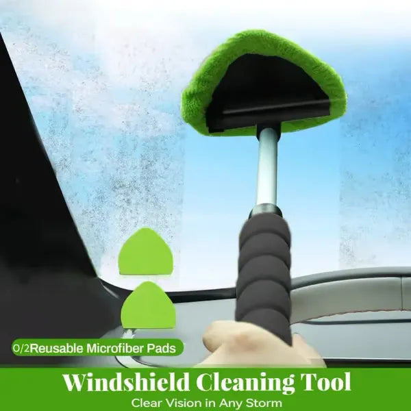 🧽 70% OFF TODAY ✨ Multi-Purpose Microfiber Cleaning Tool – Extendable Handle for Car, Kitchen, Home & Hard-to-Reach Areas