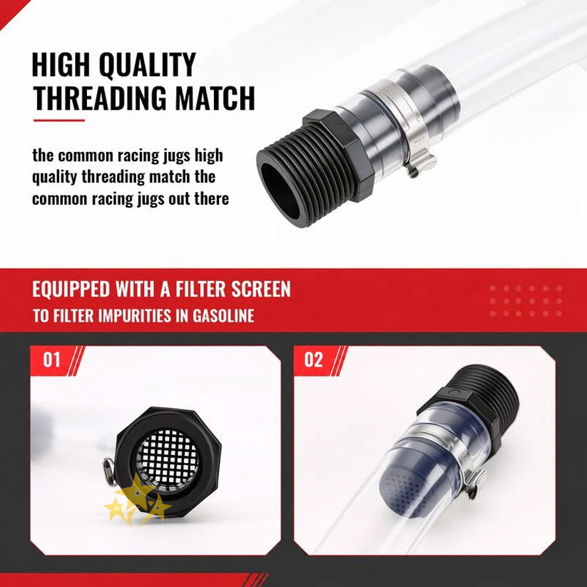 🔥 LAST DAY 49% OFF ⛽️ Universal Flexible Racing Fuel Filler Hose