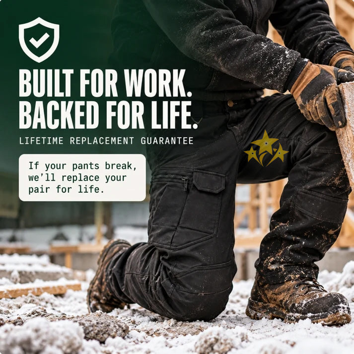 Precision ThermoGuard™ Fleece-Lined Work Pants | Built for Cold Workdays