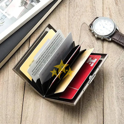 🔥 LIMITED DEAL 70% OFF 💳 Stainless Steel RFID-Blocking Metal Card Holder 💰