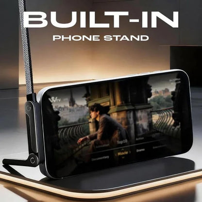 ⚡Official Authorized | MFi-Certified Cables 🔥 2-in-1 Invisible Holder Charger Cable - 240W Fast Charging Cord with Built-In Phone Stand