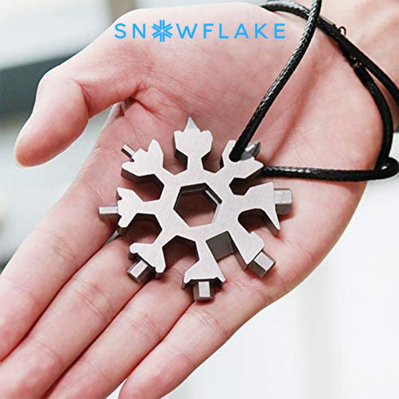 ❄️Snowflake - MultiTool 18-in-1 Stainless Steel Portable for Outdoor Adventure❄️