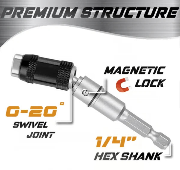 LAST DAY 60% OFF 🛠️ Magnetic Swiveling Bit Tip Holder
