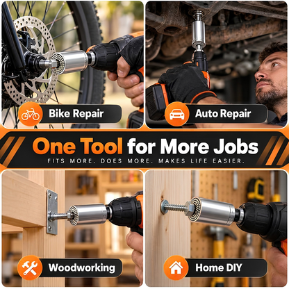 🔥 HOT SALE 49% OFF ⚙️ 2026 NEW 7–19mm Self-Adjusting Universal Socket Tool for Nuts & Bolts 🧰