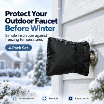 🔥 Black Friday 70% OFF ❄️ Outdoor Faucet Cover | Winter Freeze Protection Insulated Spigot Protector