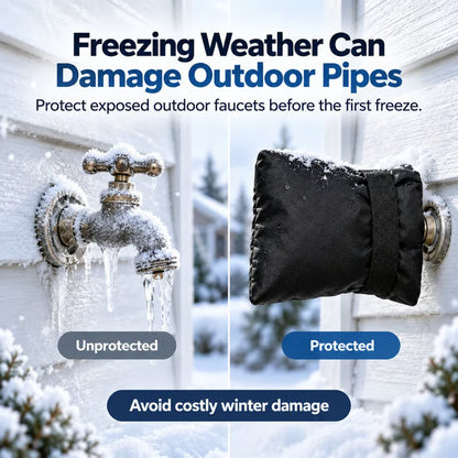 🔥 Black Friday 70% OFF ❄️ Outdoor Faucet Cover | Winter Freeze Protection Insulated Spigot Protector