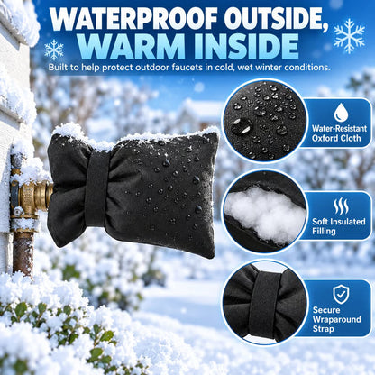 🔥 Black Friday 70% OFF ❄️ Outdoor Faucet Cover | Winter Freeze Protection Insulated Spigot Protector