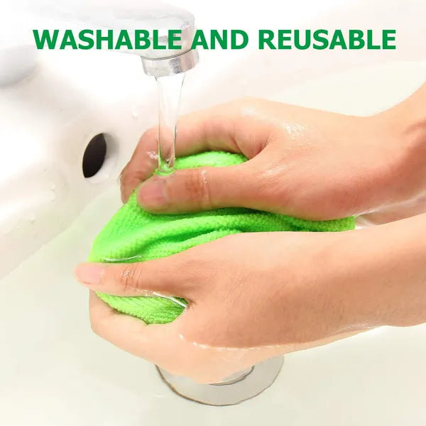 🧽 70% OFF TODAY ✨ Multi-Purpose Microfiber Cleaning Tool – Extendable Handle for Car, Kitchen, Home & Hard-to-Reach Areas