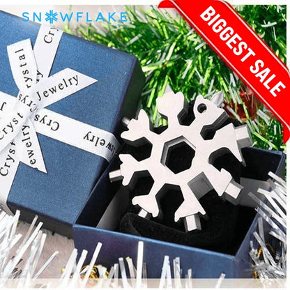 ❄️Snowflake - MultiTool 18-in-1 Stainless Steel Portable for Outdoor Adventure❄️